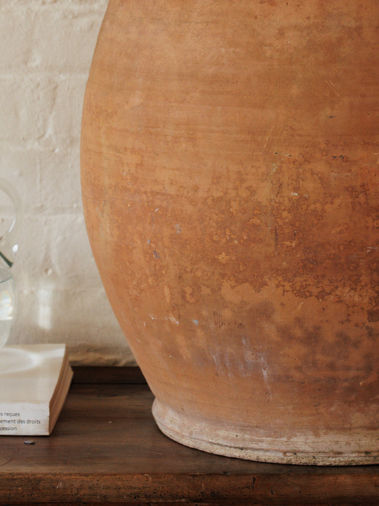 French Large Olive Pot