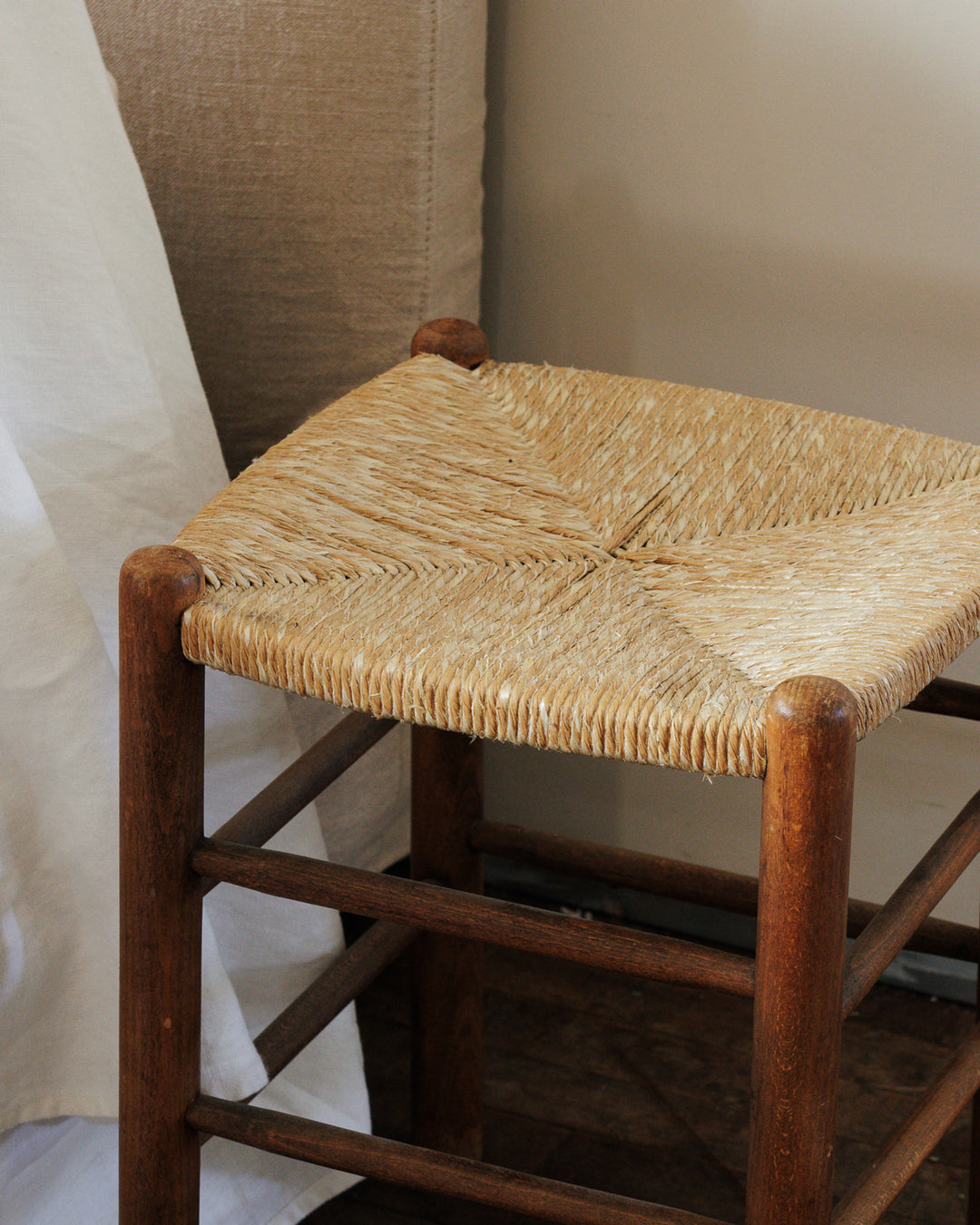French Rush Stool