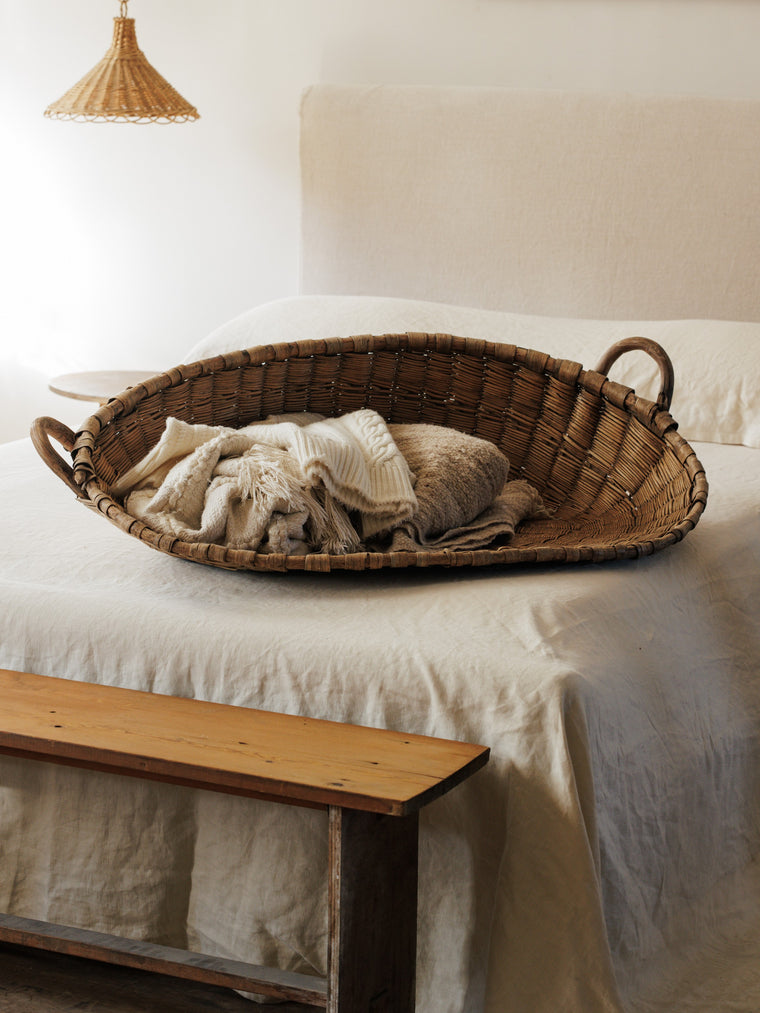 Wicker Wheat Basket