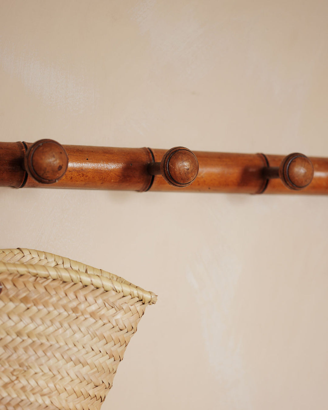 French Faux Bamboo Coat Rack