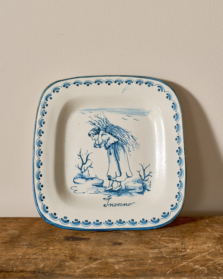 Italian Seasonal Square Plates