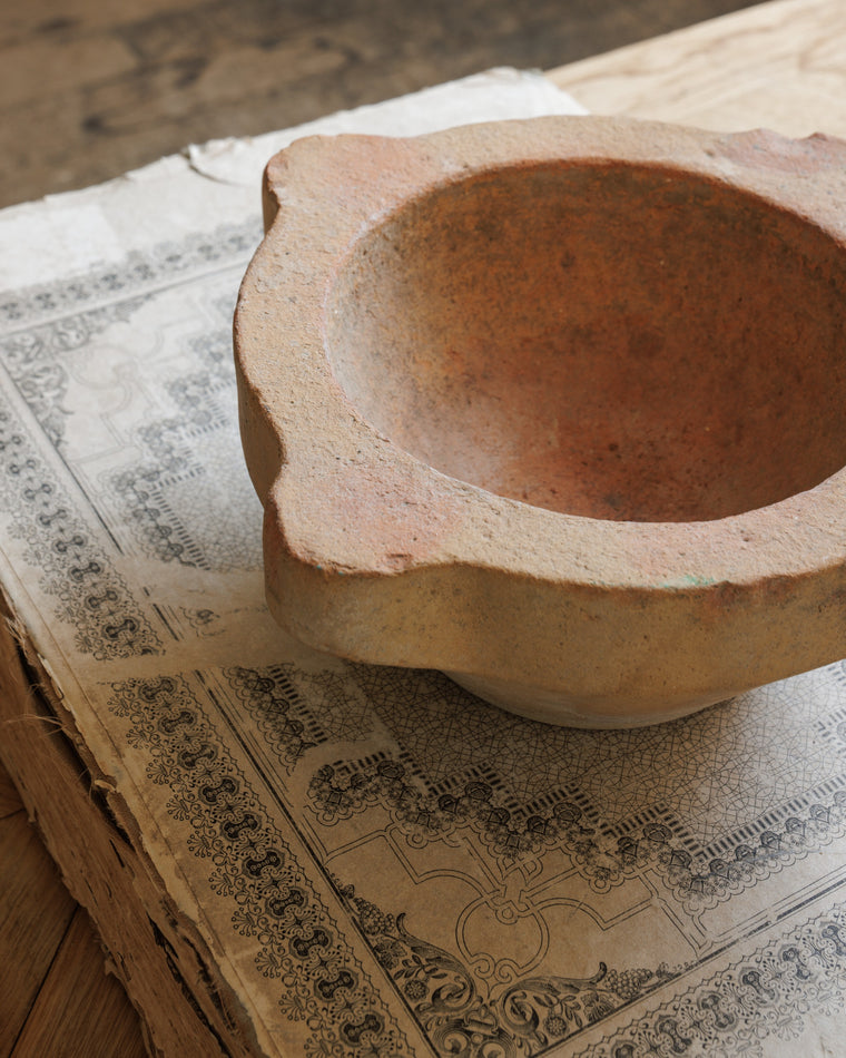 Rare Terracotta Mortar