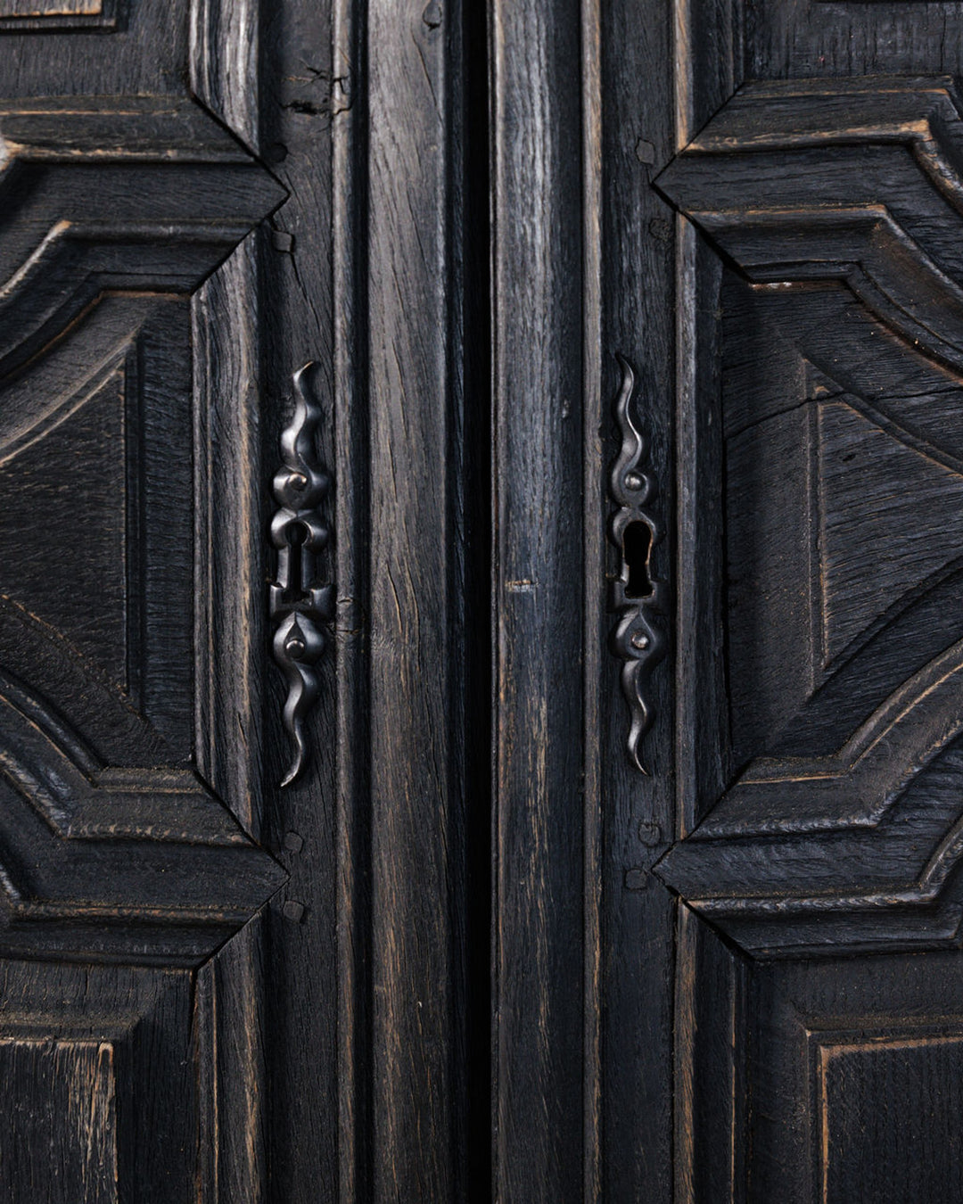 Rare French Oak Armoire