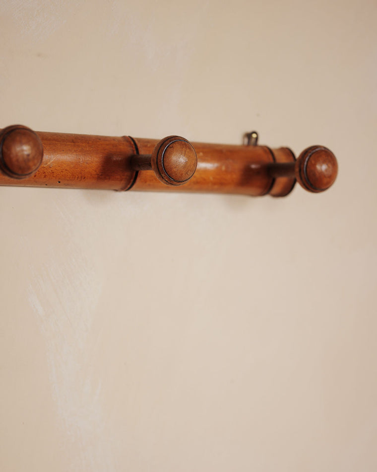 French Faux Bamboo Coat Rack