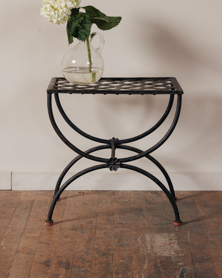French Iron Stool