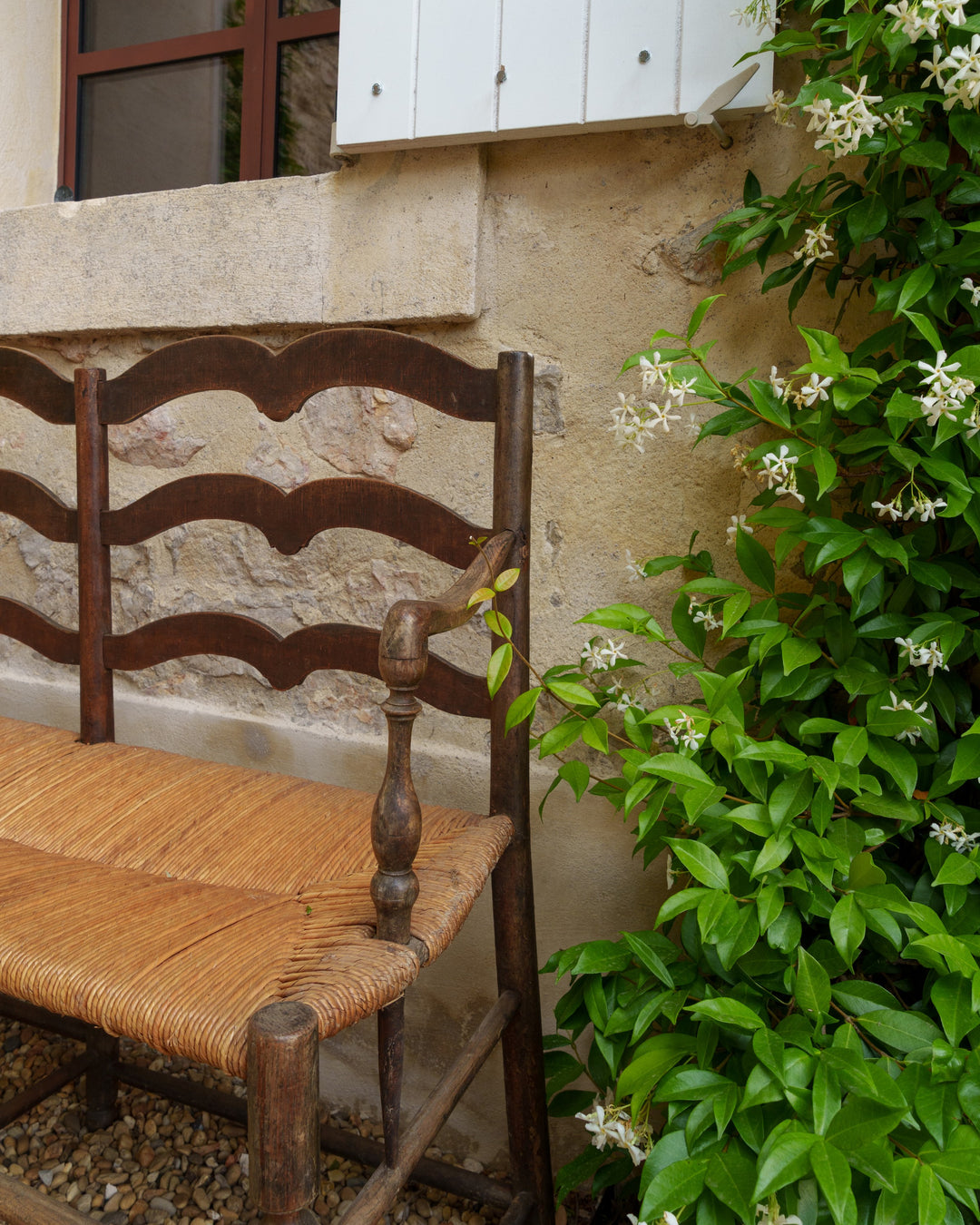 Antique Rush Bench