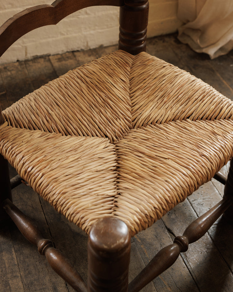 Fireplace Rush Chair