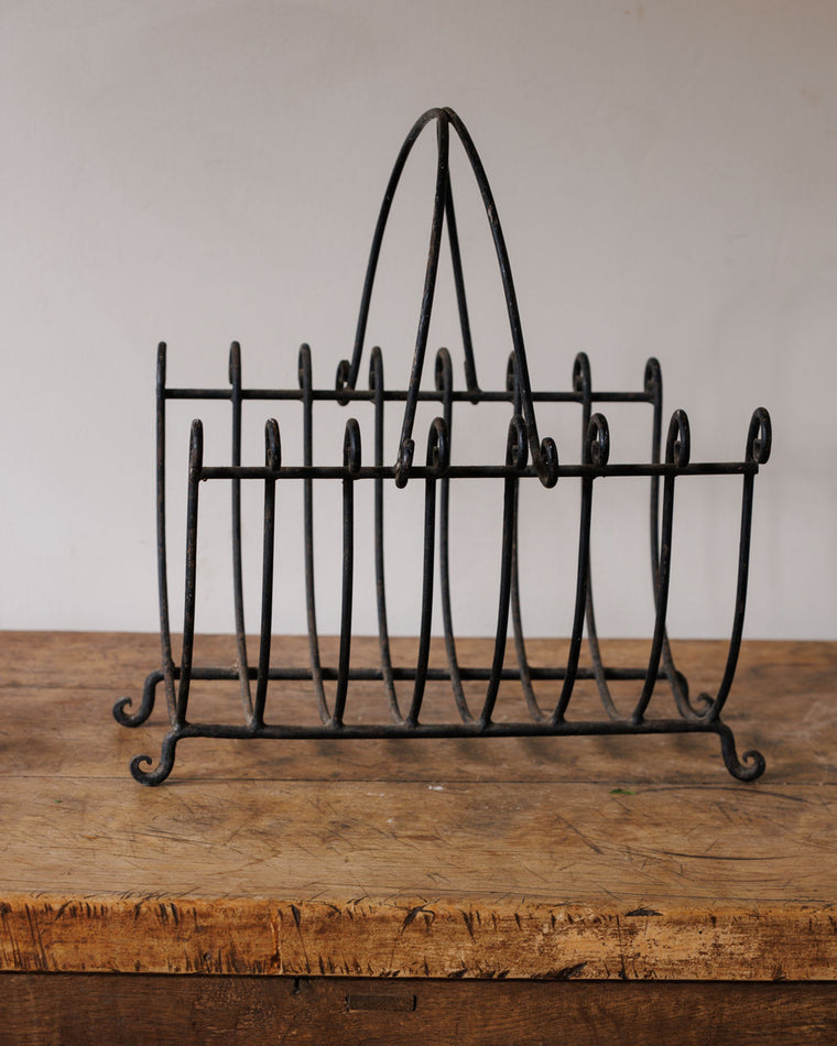 Wrought Iron Magazine Holder