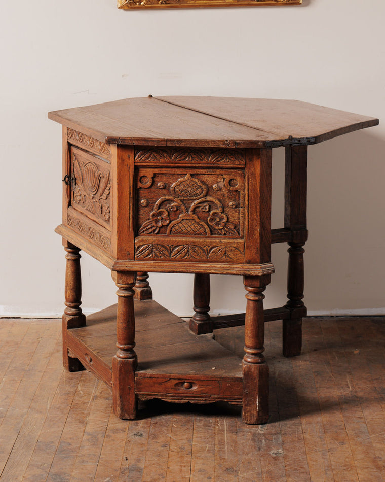 19th c. Oak Side Table
