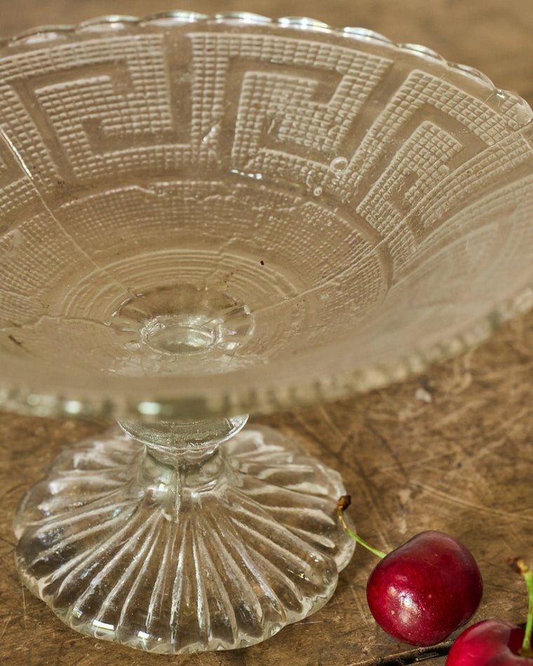 Mini Glass Pedestal Dish