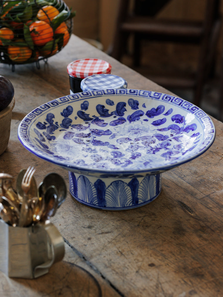 Blue and White Cake stand