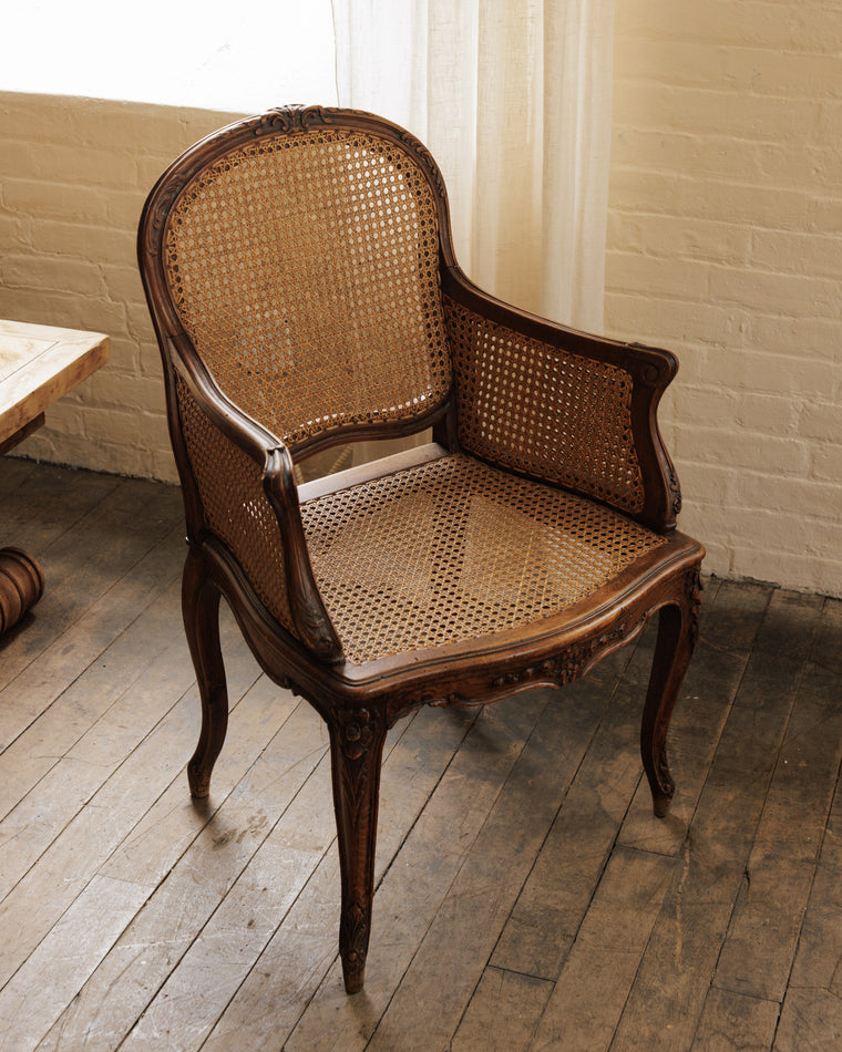 19th c. French Cane Armchair