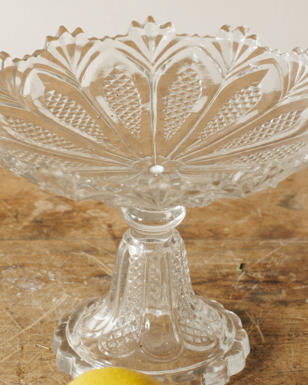 Tall Glass Pedestal Dish