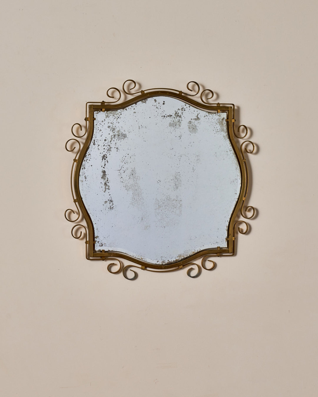 French Wrought Iron Mirror