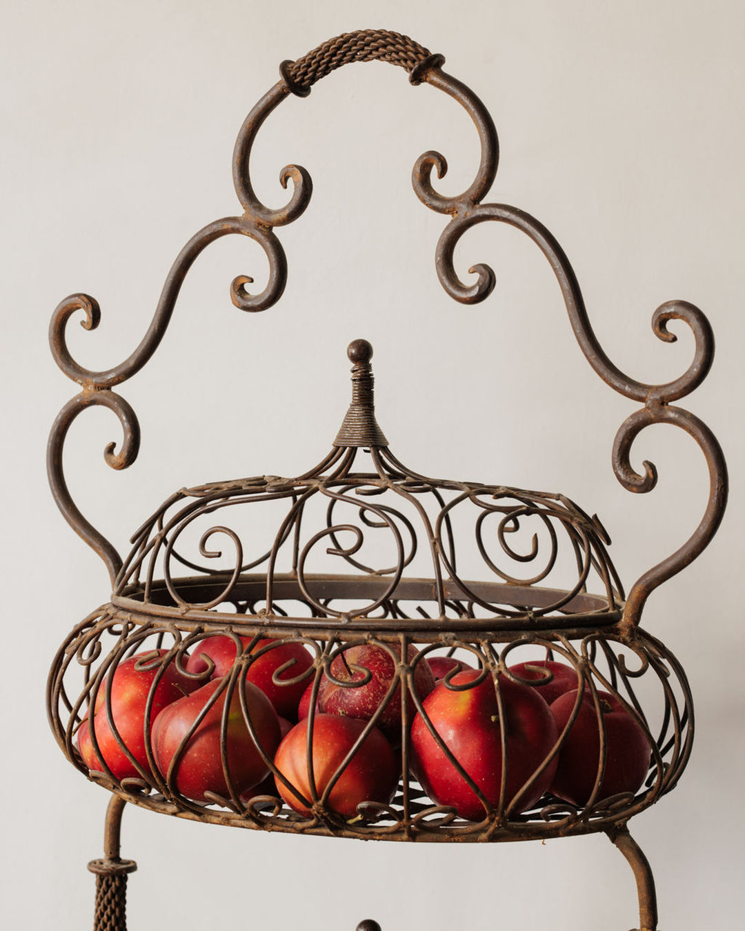 19th c. Wrought Iron Fruit Stand