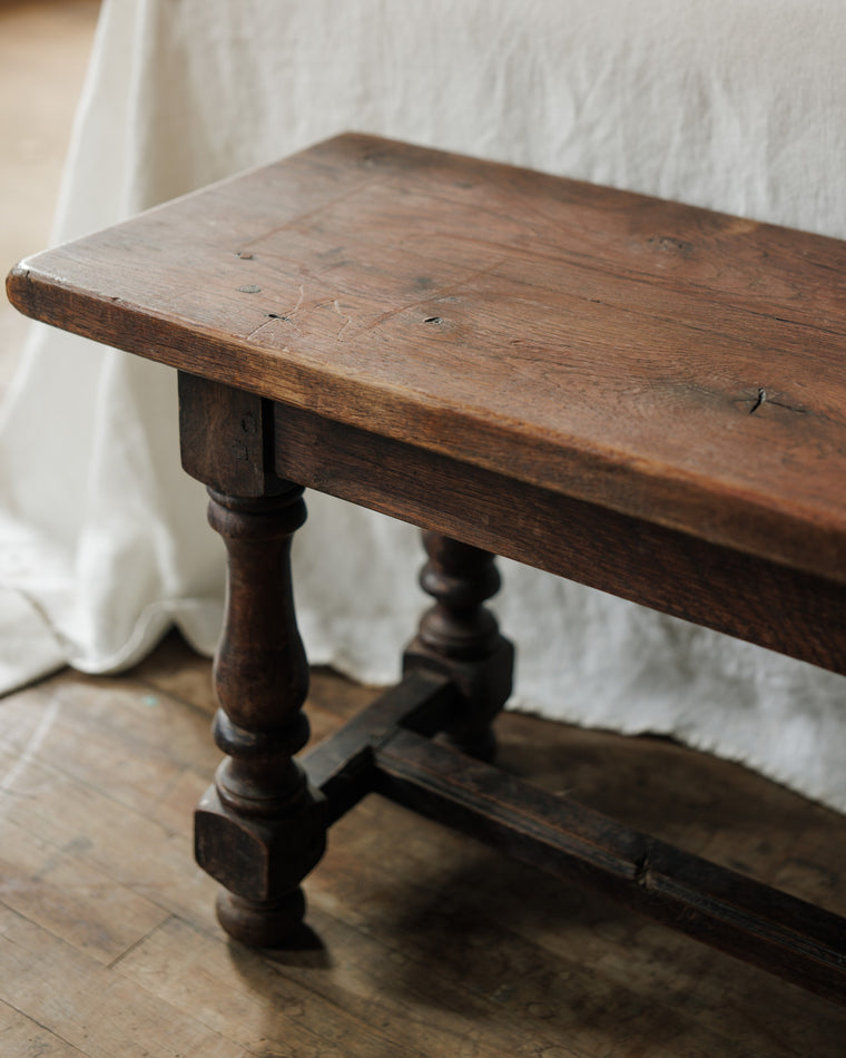 French Walnut Bench