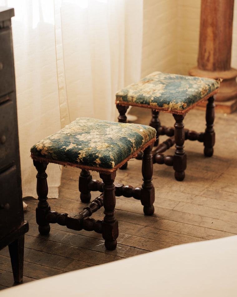 17th c. Tapestry Stool - I