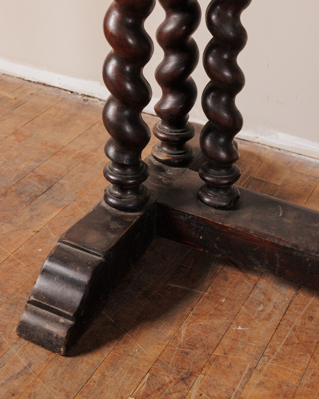 19th c. Walnut Console Table