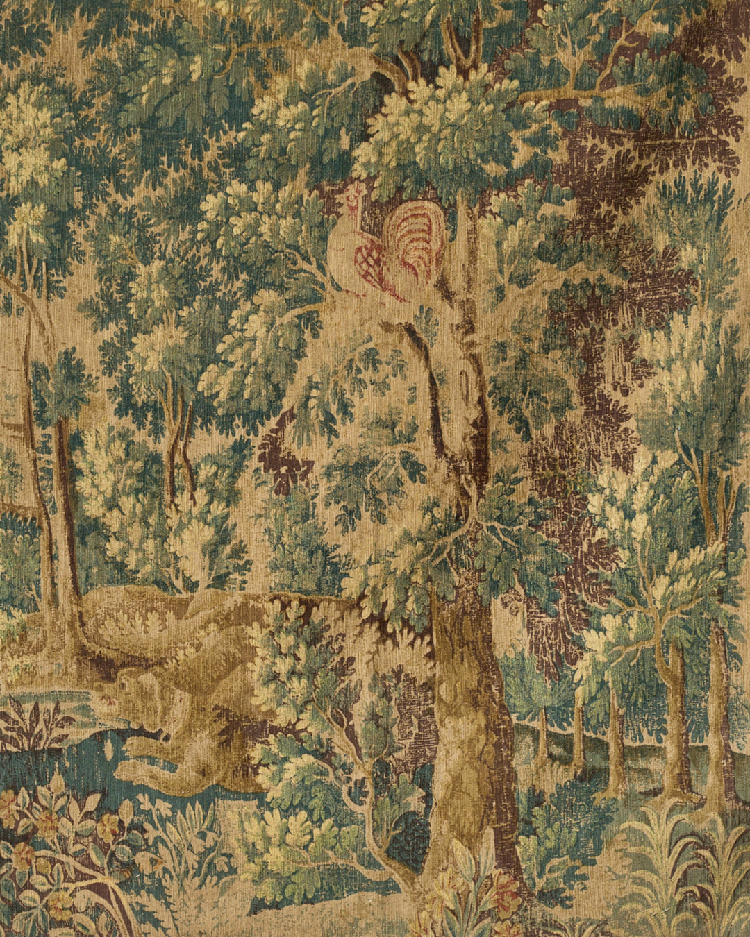 19th c Tapestry - Forêt de Lyons