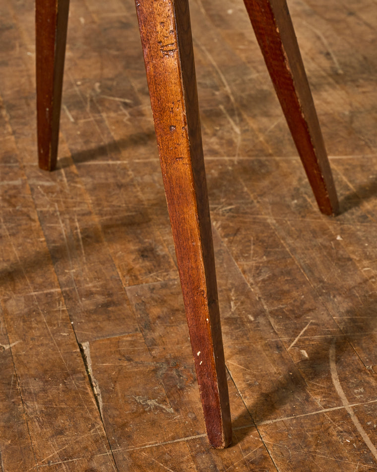 French Rattan Stool