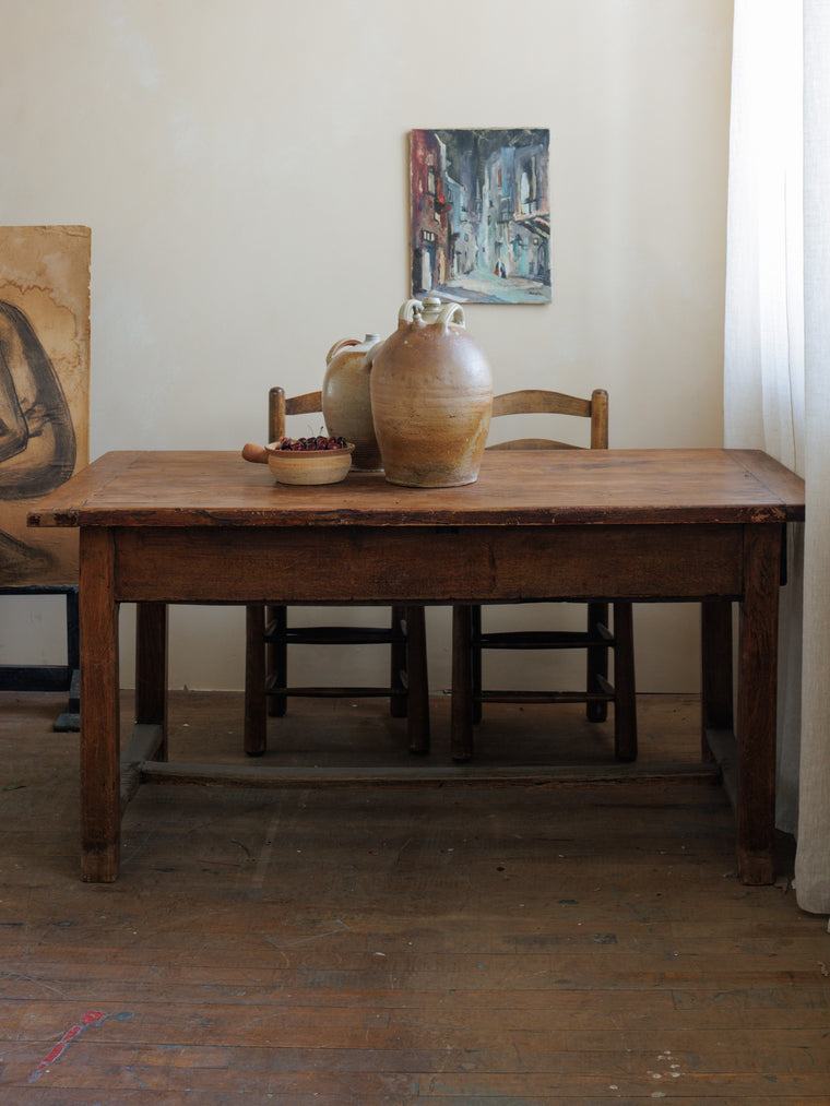 18th C. Oak Farm table