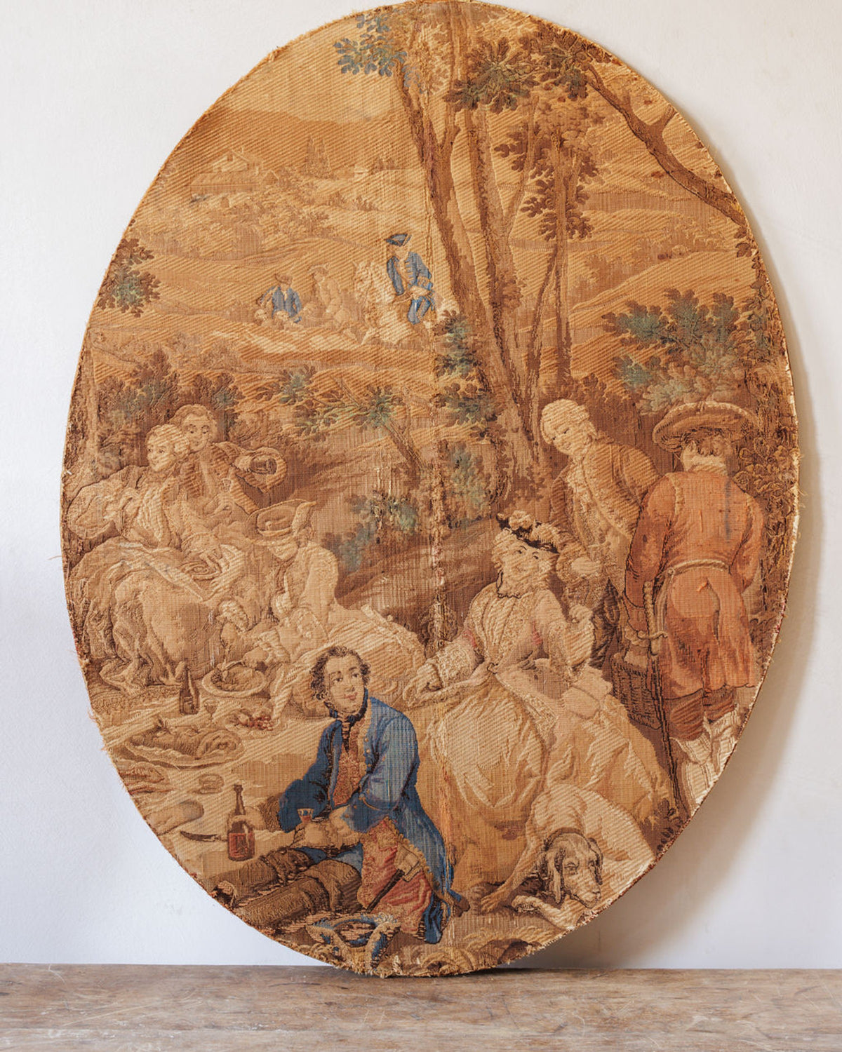 Tapestry on Wood - I