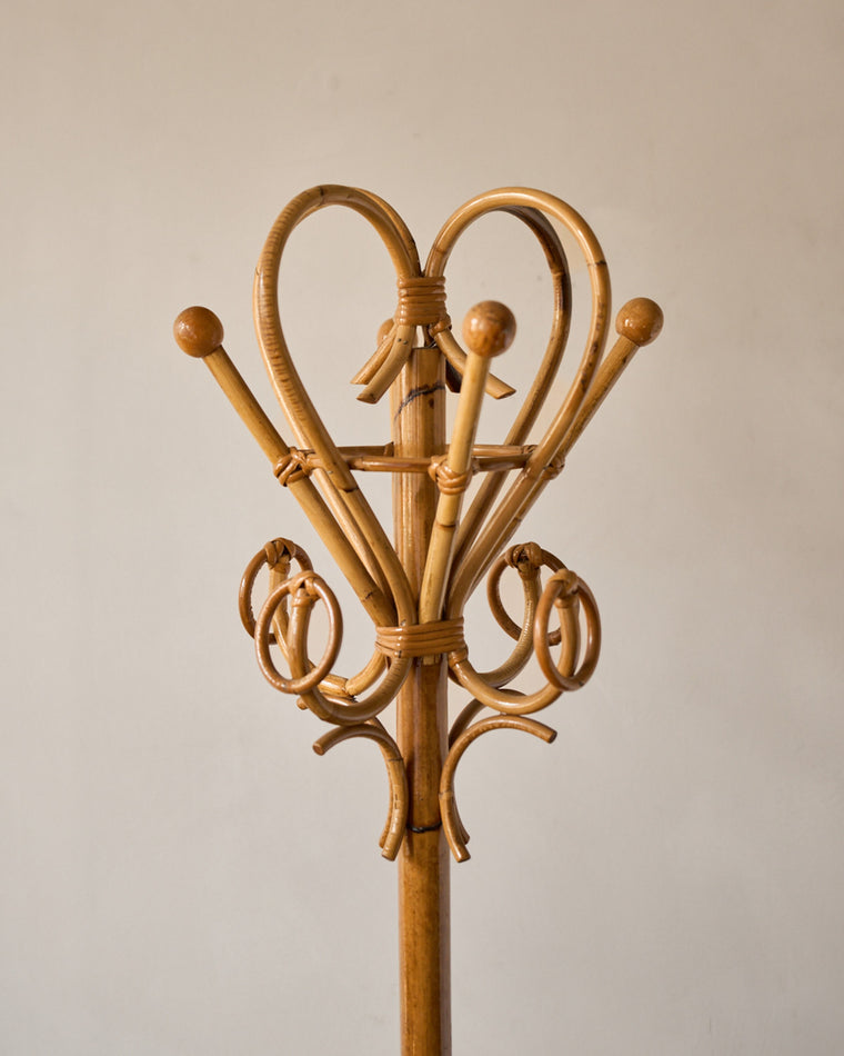 Faux Bamboo Coat Rack