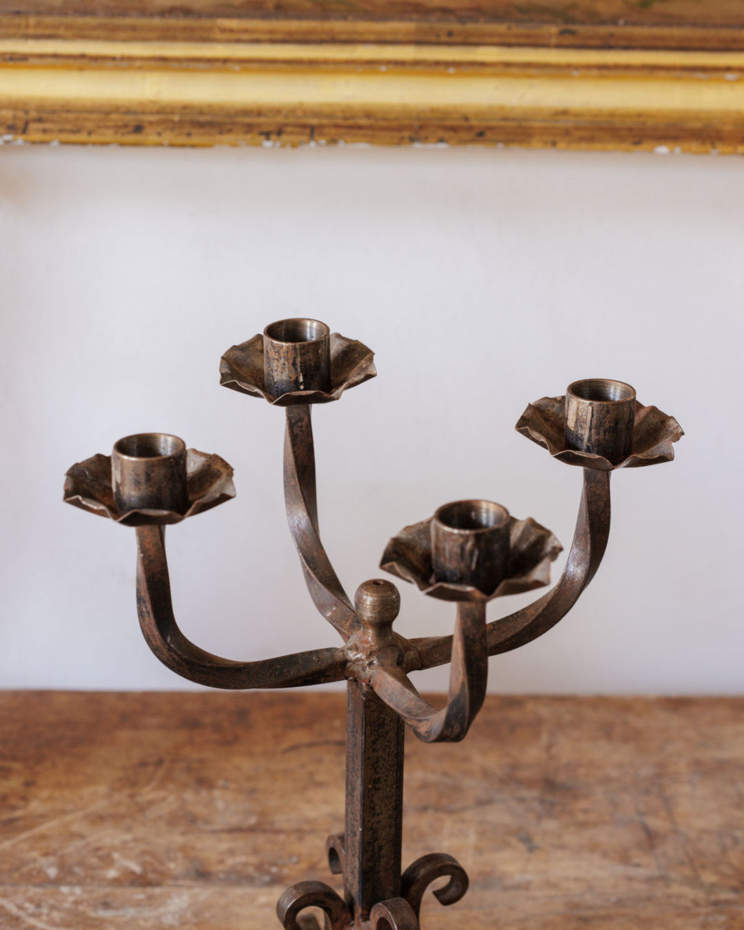 Wrought Iron Candle Holder