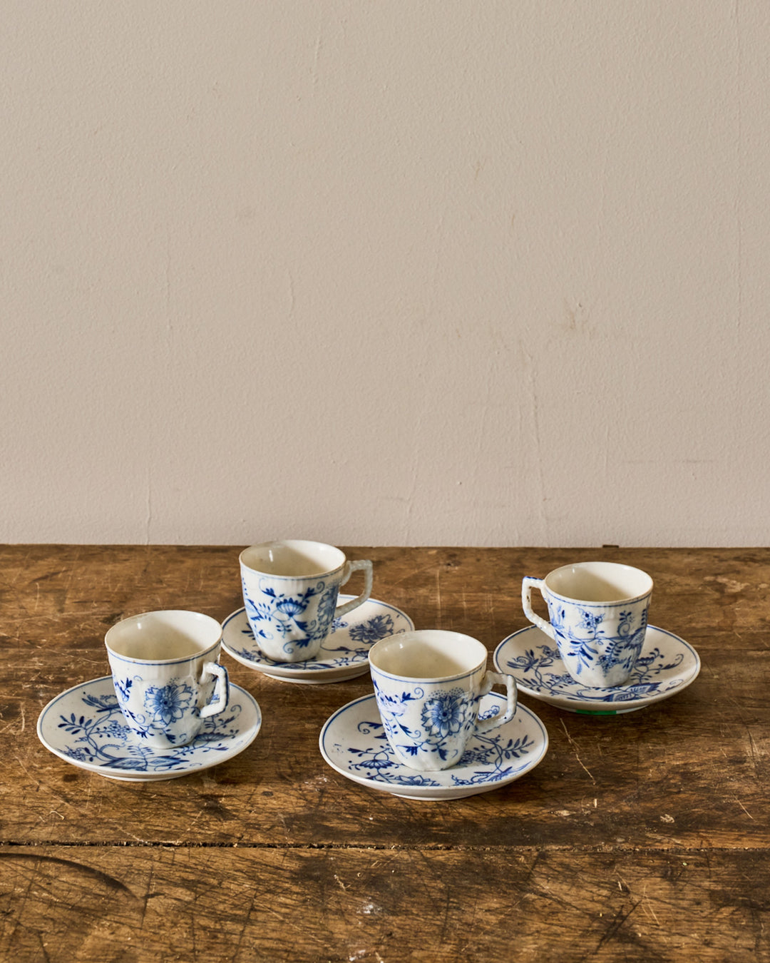 Blue Onion Teacup & Saucer