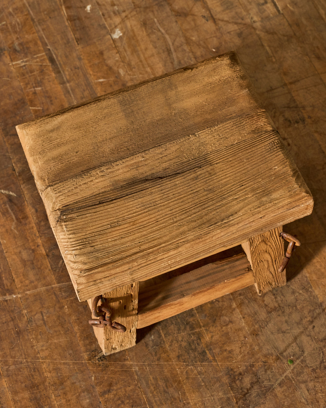 French Brutalist Stool