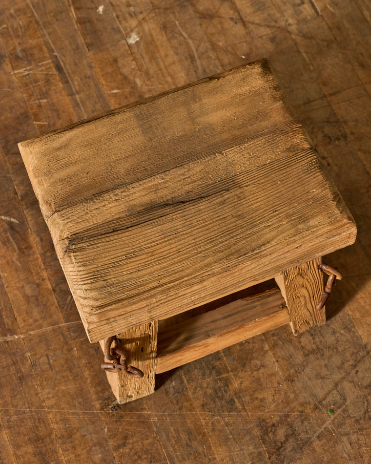 French Brutalist Stool
