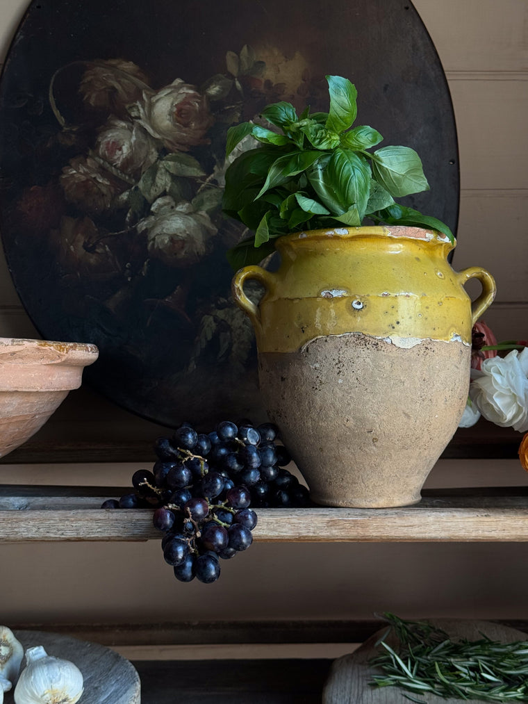 Antique French Confit Pot