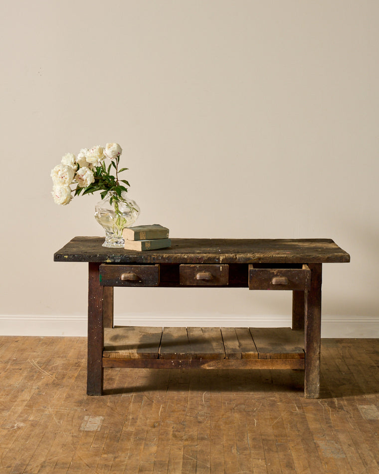 French Walnut Console
