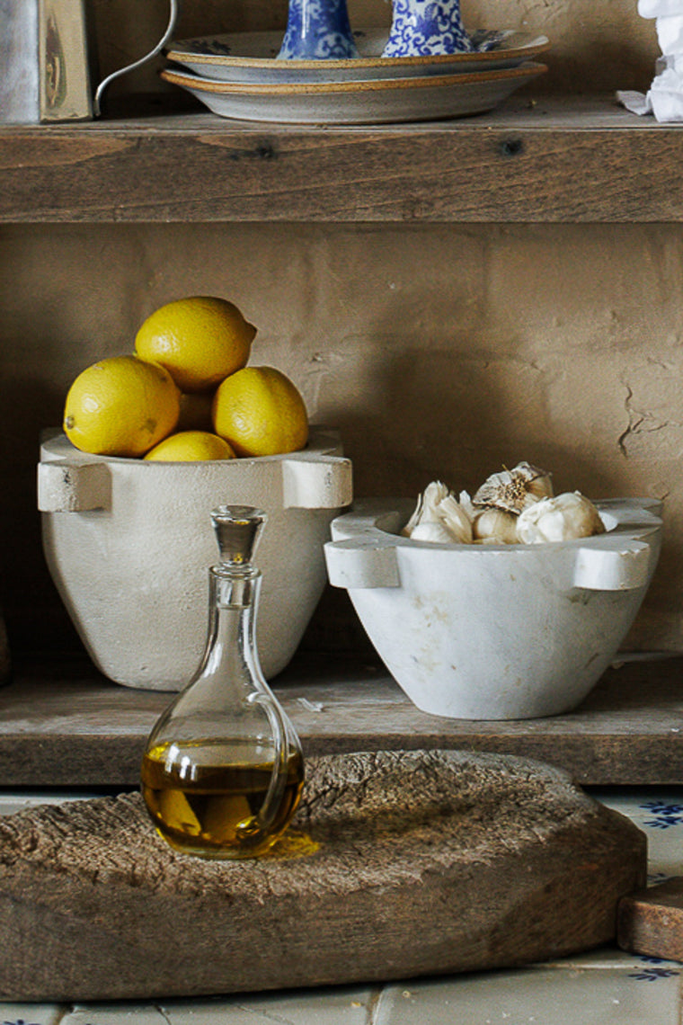 French Antique Stone Mortar