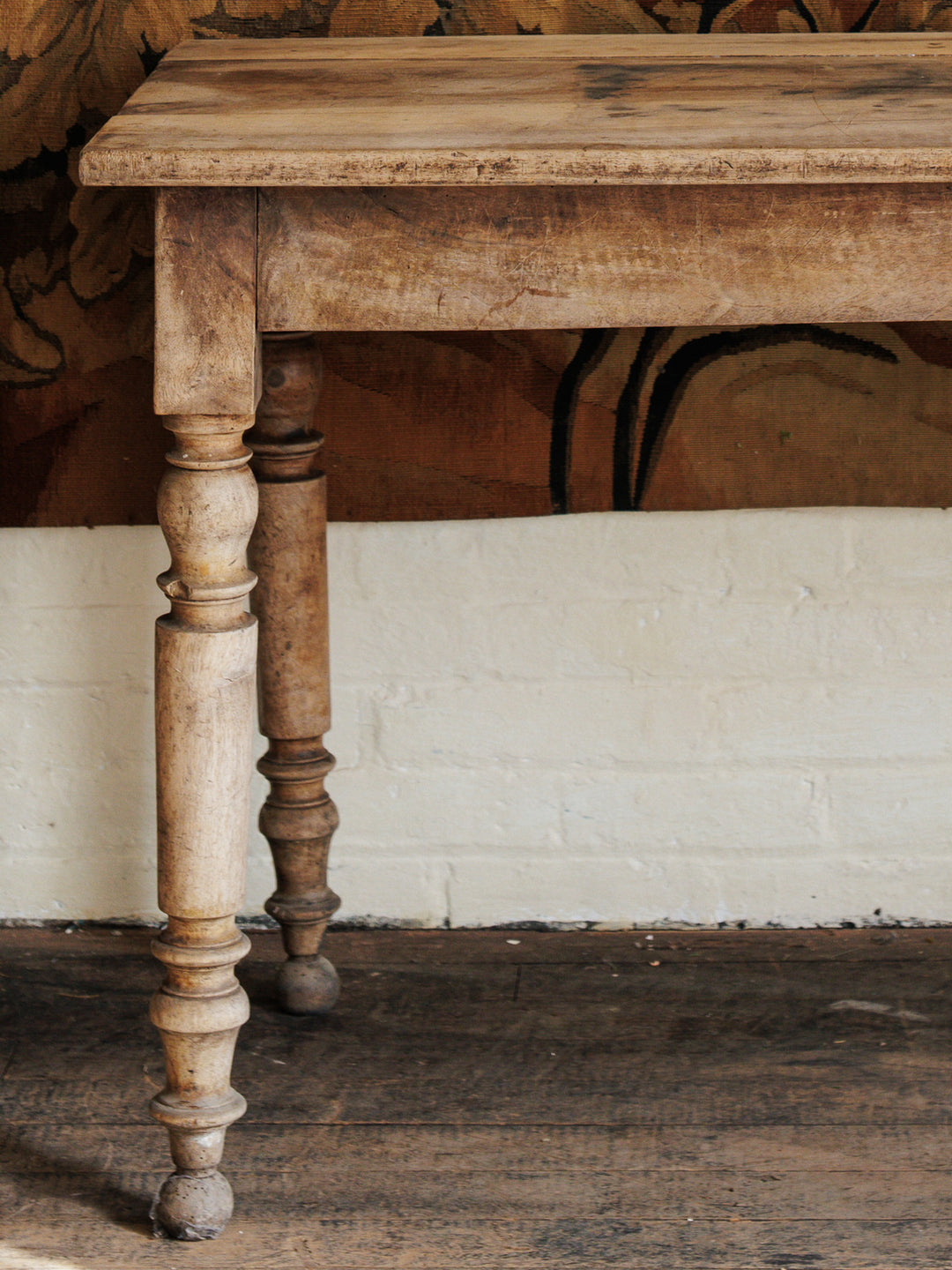 Antique Farm Console Table