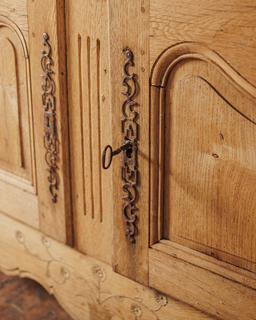 19th c. Oak Alsace Cupboard