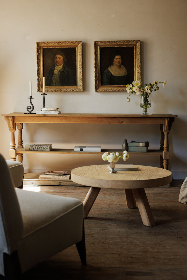 French Round Coffee Table