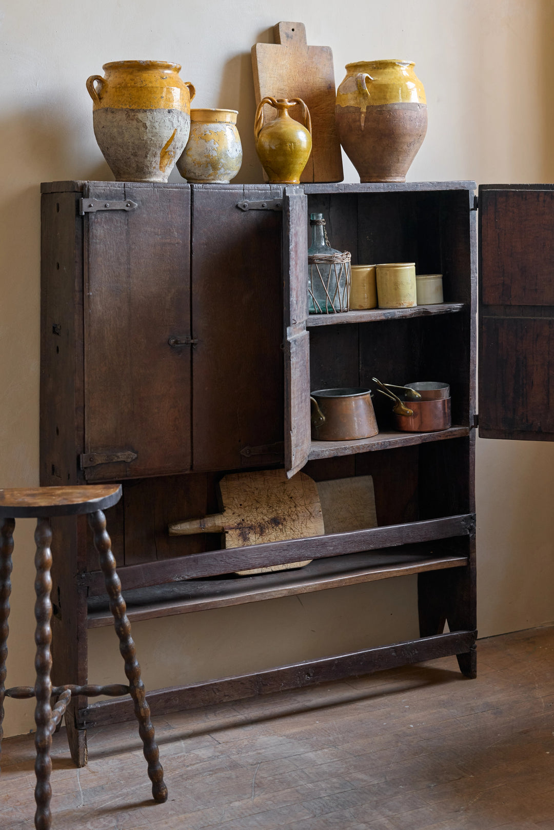 19th c. Alps Kitchen Cupboard