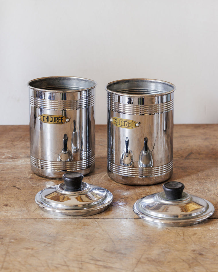 French Cannister Set - Chicorée & Sucre