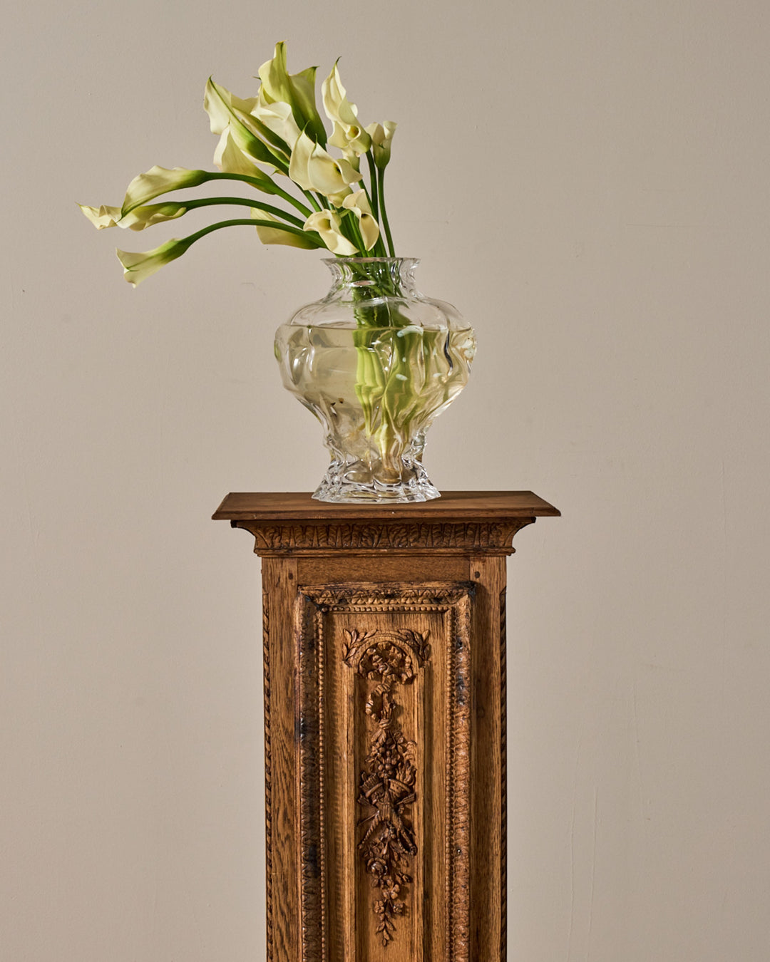 19th c. Carved Pedestal