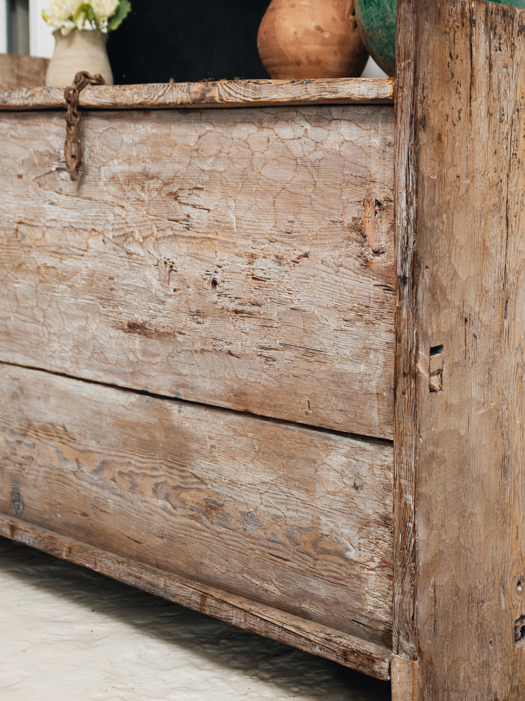 Antique Wood Sideboard
