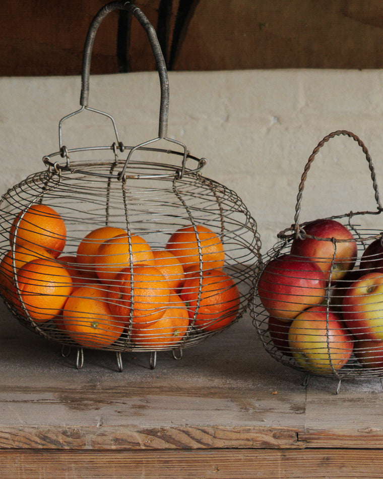Antique French Wire Basket