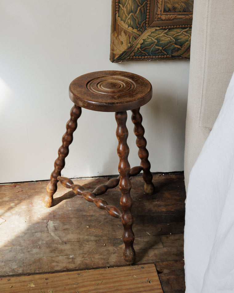 French Bobbin Leg Stool