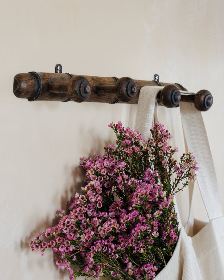 Faux Bamboo Coat Rack