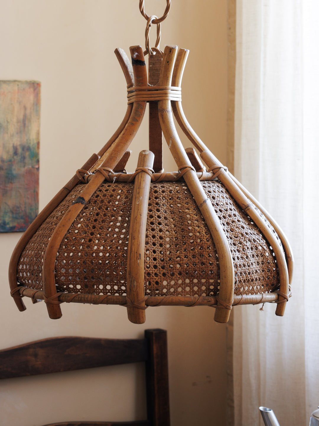 Wicker Pendant Lampshade - 2