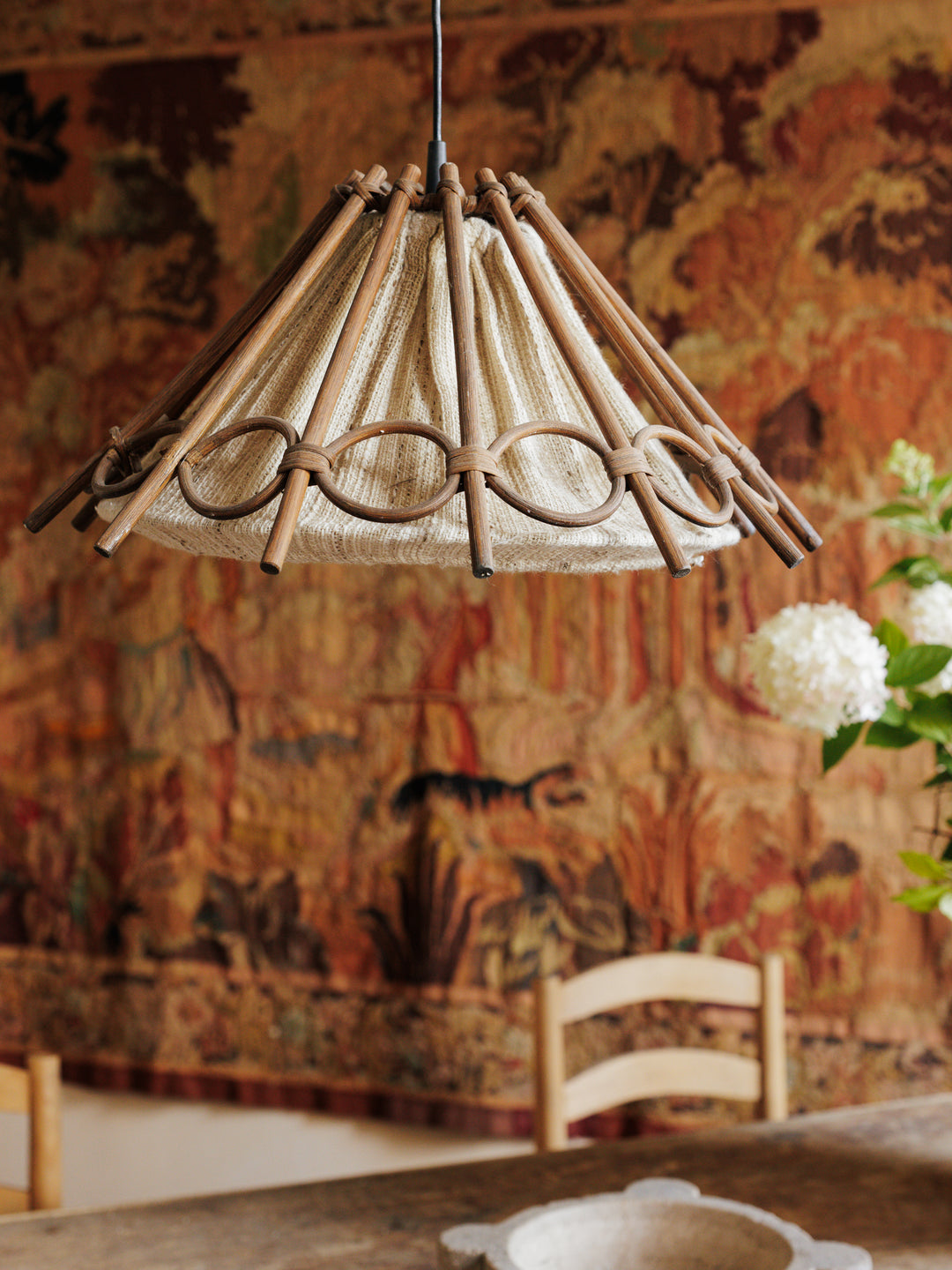 Large Bamboo Lampshade