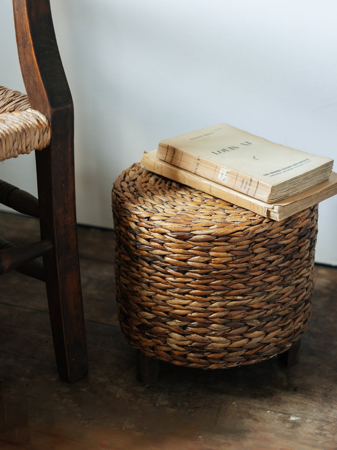 Mini Wicker Stool