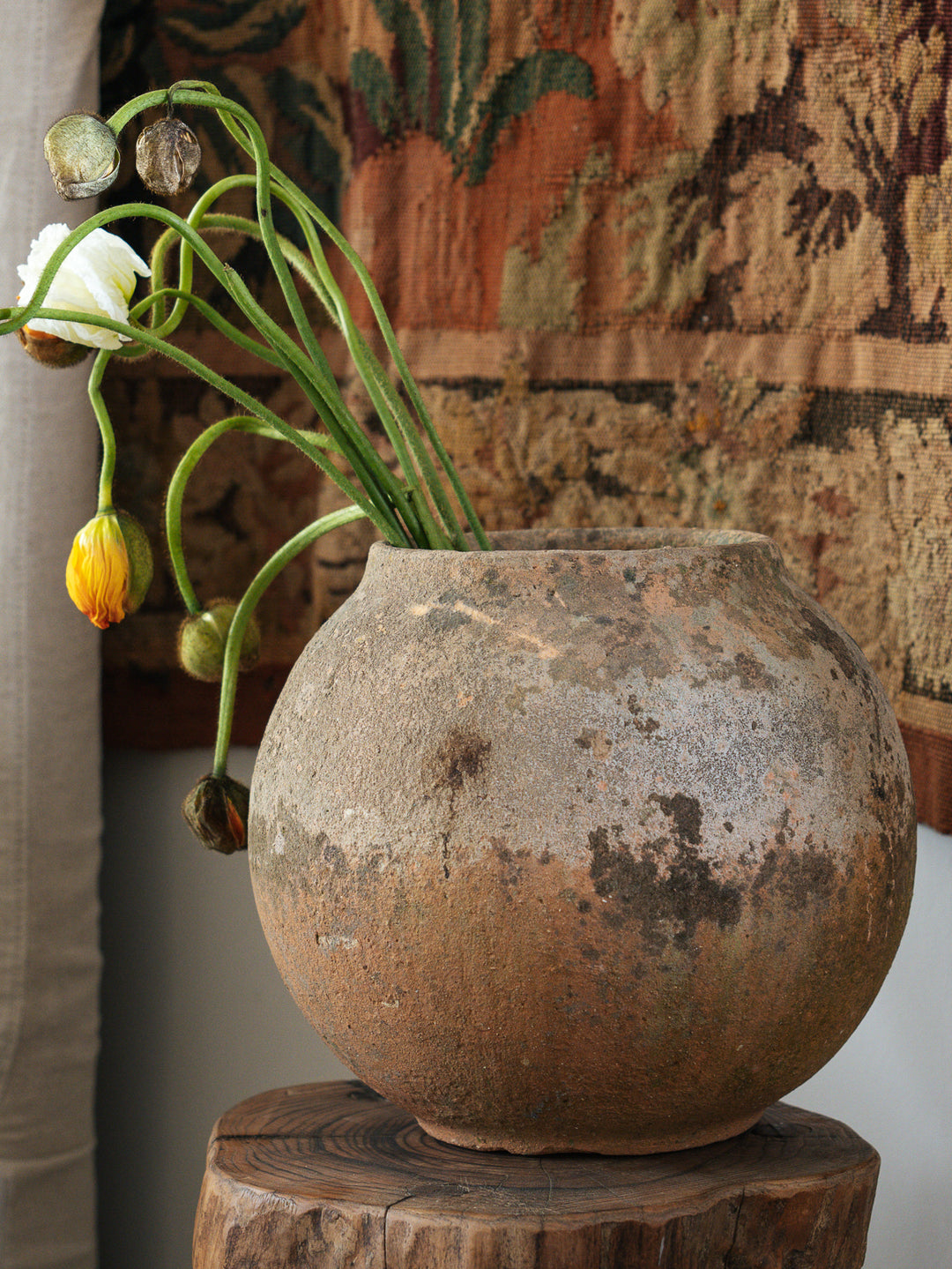 Patina Globe Planter