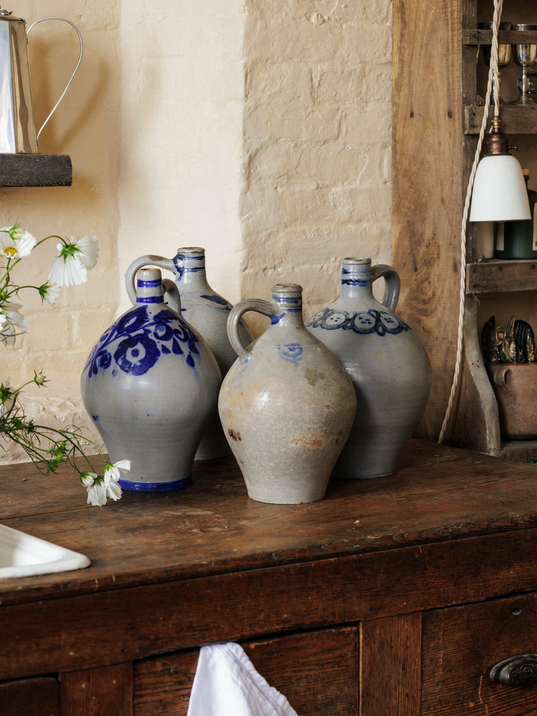 French Alsace Pinched Neck Jug