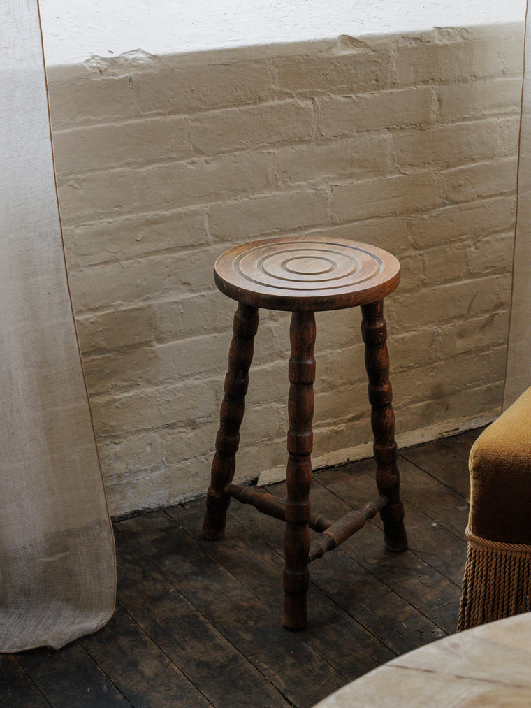 French Tripod Stool - 2